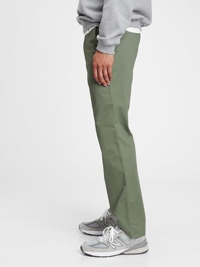 GAP zelena moške hlače Modern Straight Fit