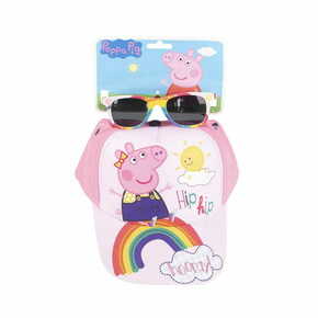 Artesania Cerda Peppa Pig set kapa s šiltom in sončna očala