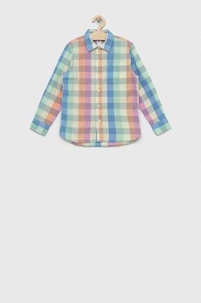 Otroška bombažna srajca GAP - pisana. Srajca iz kolekcije GAP. Model izdelan iz vzorčaste tkanine. Izjemno udoben material.