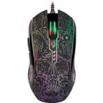 Defender OverLord GM-890 gaming miška, žičen, 3200 dpi, črni
