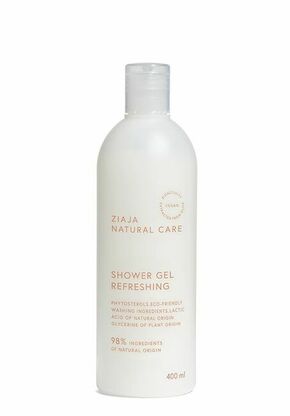 Ziaja Natural Care osvežujoč gel za tuširanje (Refreshing Shower Gel) 400 ml
