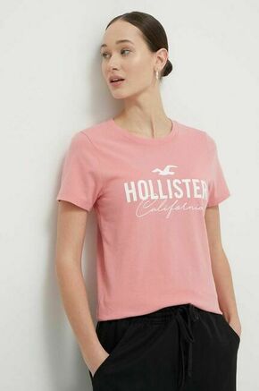 Bombažna kratka majica Hollister Co. ženski