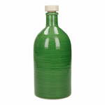 Zelena keramična steklenička za olje Brandani Maiolica, 500 ml