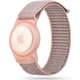 Tech-protect Nylon pašček za Apple AirTag, Pink