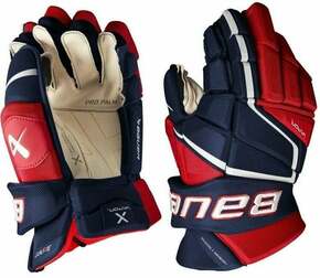 Bauer S22 Vapor 3X Pro Glove SR 15 Navy/Red/White Hokejske rokavice