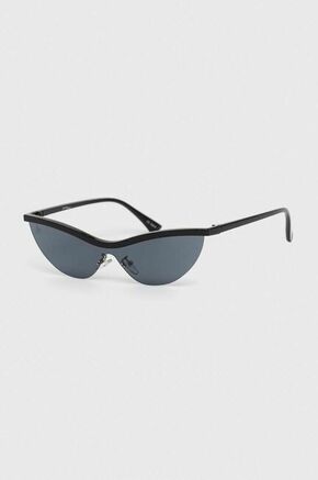 Sončna očala Jeepers Peepers črna barva - črna. Sončna očala iz kolekcije Jeepers Peepers. Model s prozornimi stekli in okvirji iz plastike. Ima filter UV 400.