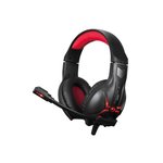 Marvo HG8928 gaming slušalke, 3.5 mm/USB, rdeča/črna, 125dB/mW, mikrofon