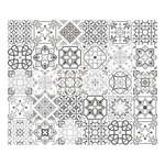Komplet 30 stenskih nalepk Ambiance Cement Tiles Shade of Gray Bari, 10 x 10 cm