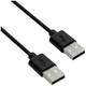 Akyga Kabel USB A-A 1,8 m/črna