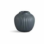 Antracitno siva keramična vaza Kähler Design Hammershoi, višina 12,5 cm