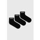 Nogavice adidas Performance 3-pack črna barva - črna. Kratke nogavice iz kolekcije adidas Performance. Model izdelan iz elastičnega materiala. V kompletu so trije pari.
