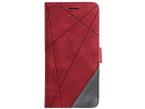 Chameleon Apple iPhone 14 Plus - Preklopna torbica (WLGO-Lines) - rdeča