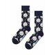 Nogavice Happy Socks Disco Ball Sock mornarsko modra barva - mornarsko modra. Nogavice iz kolekcije Happy Socks. Model izdelan iz elastičnega, vzorčastega materiala.