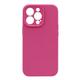 Silikonski ovitek (liquid silicone) za Apple iPhone 13 Pro, N-Soft, temno roza