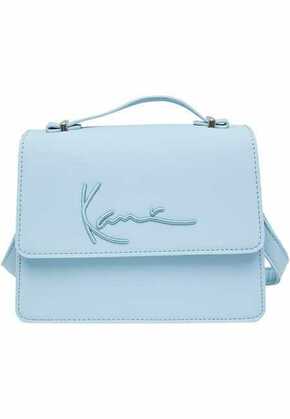 Torbica Karl Kani - modra. Majhna torbica iz kolekcije Karl Kani. Model na zapenjanje