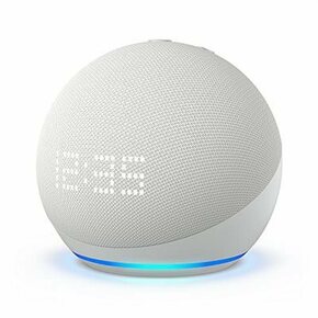 Amazon Alexa Echo Dot 5. generacija z uro - bela