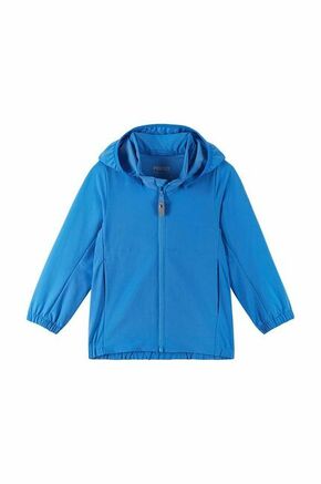 Otroška jakna Reima - modra. Otroški Jakna iz kolekcije Reima. Nepodložen model izdelan iz iz gladkega materiala.