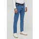 Kavbojke Calvin Klein Jeans moški - modra. Kavbojke iz kolekcije Calvin Klein Jeans authentic straight kroja, z normalnim pasom. Model izdelan iz iz togega materiala, ki ohranja obliko denima. Bombažen, udoben material.
