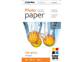 ColorWay fényes A4 200g fotópapír