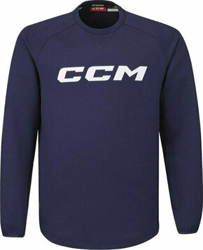 CCM Locker Room Fleece Crew SR Navy M SR Hokejski pulover
