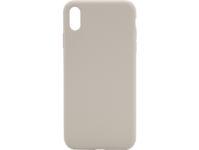 Chameleon Apple iPhone XS Max - Silikonski ovitek (liquid silicone) - Soft - Stone