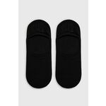 Nogavice BOSS moške, črna barva - črna. Kratke nogavice iz kolekcije BOSS. Model izdelan iz elastičnega, enobarvnega materiala. V kompletu sta dva para.