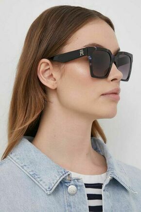 Sončna očala Tommy Hilfiger ženski - pisana. Sončna očala iz kolekcije Tommy Hilfiger. Model s toniranimi stekli in okvirji iz plastike. Ima filter UV 400.