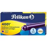 Pelikan črnilni vložek 4001 gtp/5, violet 310664