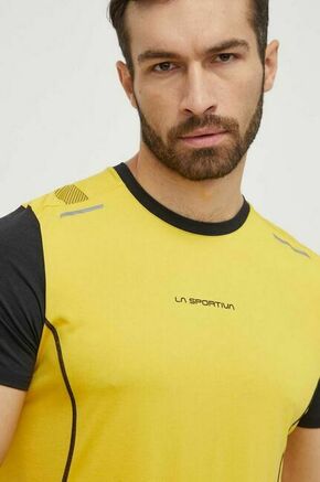 Športna kratka majica LA Sportiva Tracer rumena barva