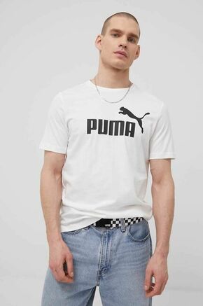 Puma T-shirt - bela. T-shirt iz zbirke Puma. Model narejen iz tiskane tkanine.