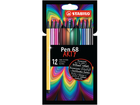 Set flomaster Stabilo Pen 68 Brush Arty
