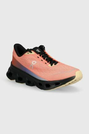 Tekaški čevlji On-running Cloudspark oranžna barva - oranžna. Tekaški čevlji iz kolekcije On-running. Model z vmesnim podplatom iz pene