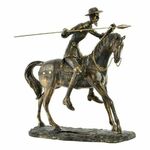 NEW Okrasna Figura DKD Home Decor Don Quijote Resin (36 x 19 x 39 cm)