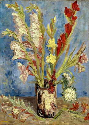ENJOY Puzzle Vincent Van Gogh: Vaza z gladioli in kitajskimi astrami 1000 kosov