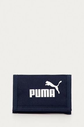 Puma denarnica 756170 - mornarsko modra. Srednje velika denarnica iz kolekcije Puma. Model izdelan iz tekstilnega materiala.