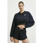 Under Armour Pulover UA Rival Terry OS Crop Crw-BLK L