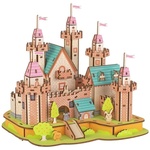 Lesena 3D sestavljanka Woodcraft Castle in Paradise