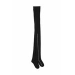Otroške žabice Karl Lagerfeld črna barva - črna. Otroški hlačne nogavice iz kolekcije Karl Lagerfeld. Model izdelan iz elastičnega.