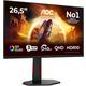 AOC Q27G4ZDR monitor, 2560x1440, 240Hz, HDMI, Display port, USB, refurbished