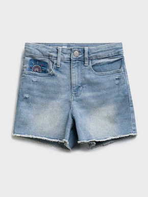 Gap Otroške Jeans Kratke hlače hr shortie - lt palm emb 12