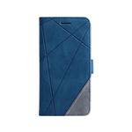 Chameleon Apple iPhone 13 - Preklopna torbica (WLGO-Lines) - modra