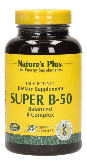 Nature's Plus Super-B-50 - 180 veg. kapsul
