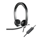 Logitech H650e gaming slušalke, USB, rdeča/siva/črna, 90dB/mW, mikrofon