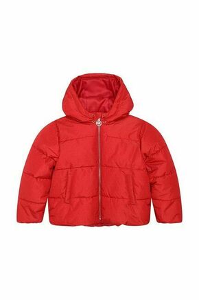 Otroška jakna Michael Kors rdeča barva - rdeča. Jakna iz kolekcije Michael Kors. Delno podložen model