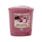 Yankee Candle Sweet Plum Sake dišeča svečka 49 g unisex