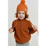 Otroški funkcionalni pulover Reima Mahin rjava barva - rjava. Otroški pulover iz kolekcije Reima. Model izdelan iz rahlo elastične pletenine.