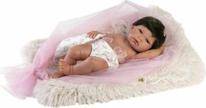 Llorens 73804 NEW BORN girl - realistična otroška punčka s polnim ohišjem iz vinila - 40 c