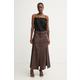Pinko obleka rjava 106582.A374