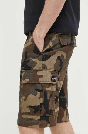 Bombažne kratke hlače Billabong rjava barva - rjava. Kratke hlače iz kolekcije Billabong. Model izdelan iz udobnega materiala. Model iz togega materiala