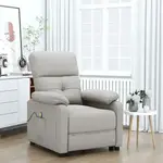 Vidaxl vidaXL Masažni stol, taupe, blago